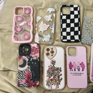Assorted iPhone Cases with Unique Designs